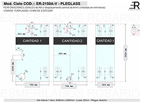 Sistema de vidrio plegadizo Pleglass 